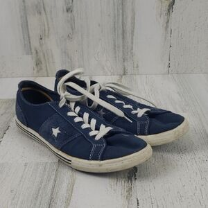 Converse Blue and White One Star shoes Size 7